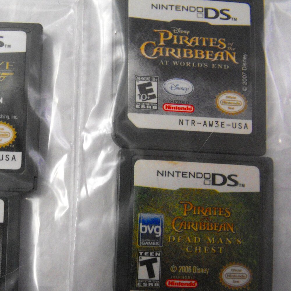Nintendo DS Games Pirates of the Carrabean At Worlds End & Deadman's Chest